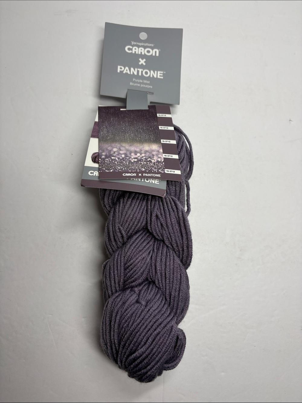 Caron X Pantone Purple Mist Yarn